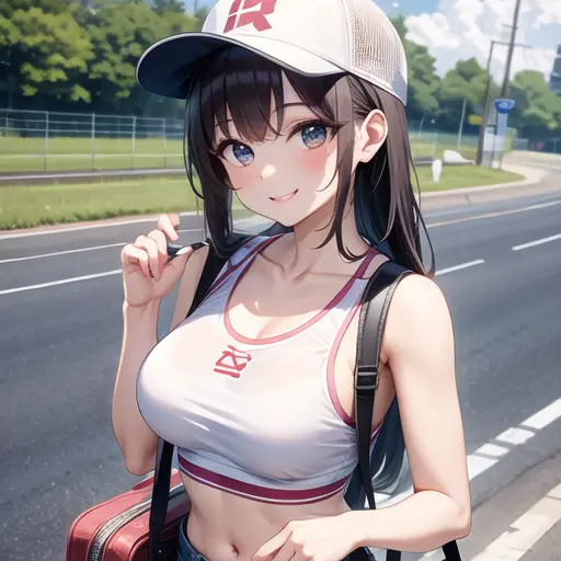 AntsyDoor9583의 偶然出会ったヒッチハイカーの女の子