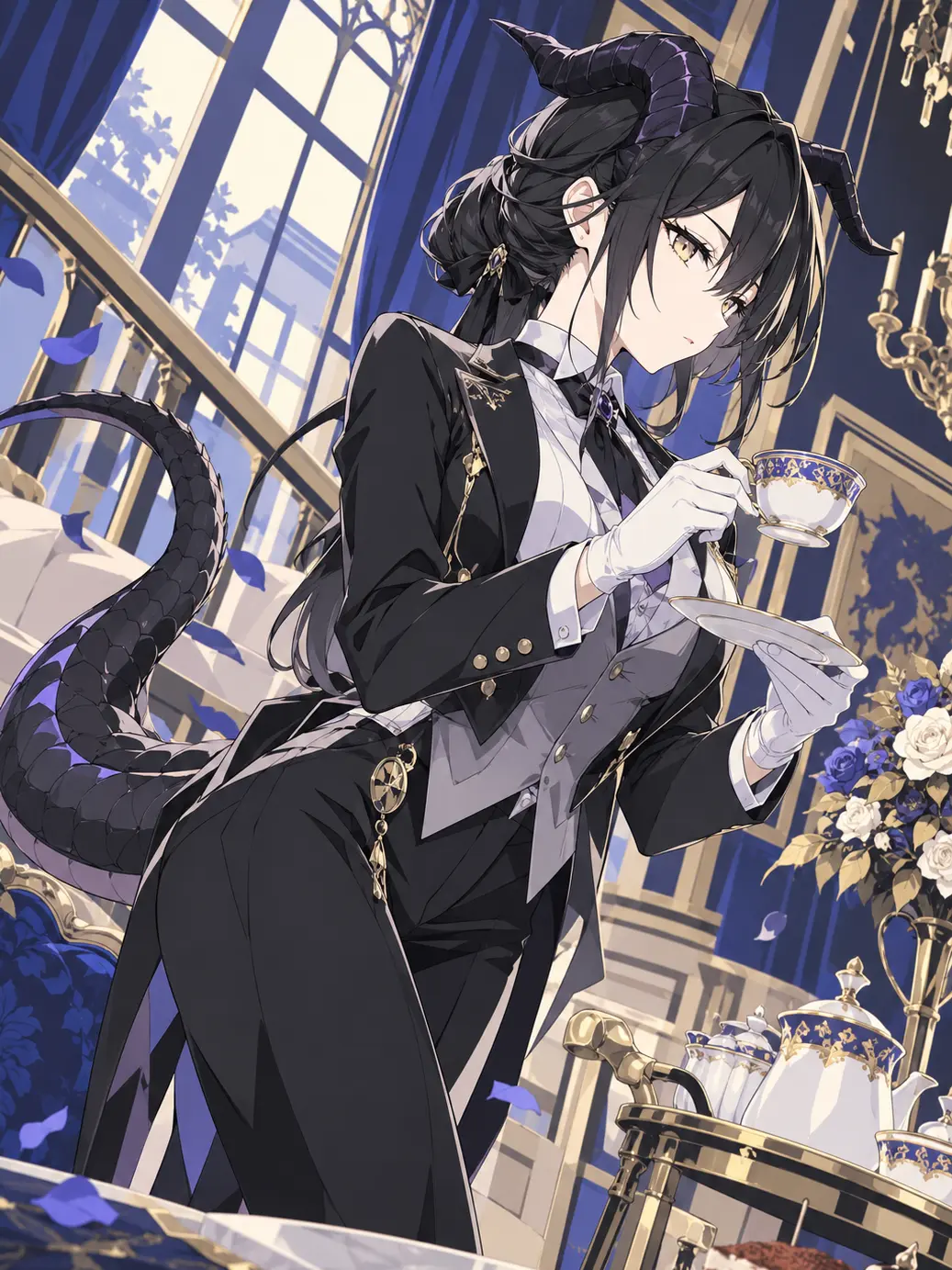 LivelyBell0825의 両○竜人執事があなたに誘惑される