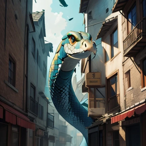 초 거대 뱀