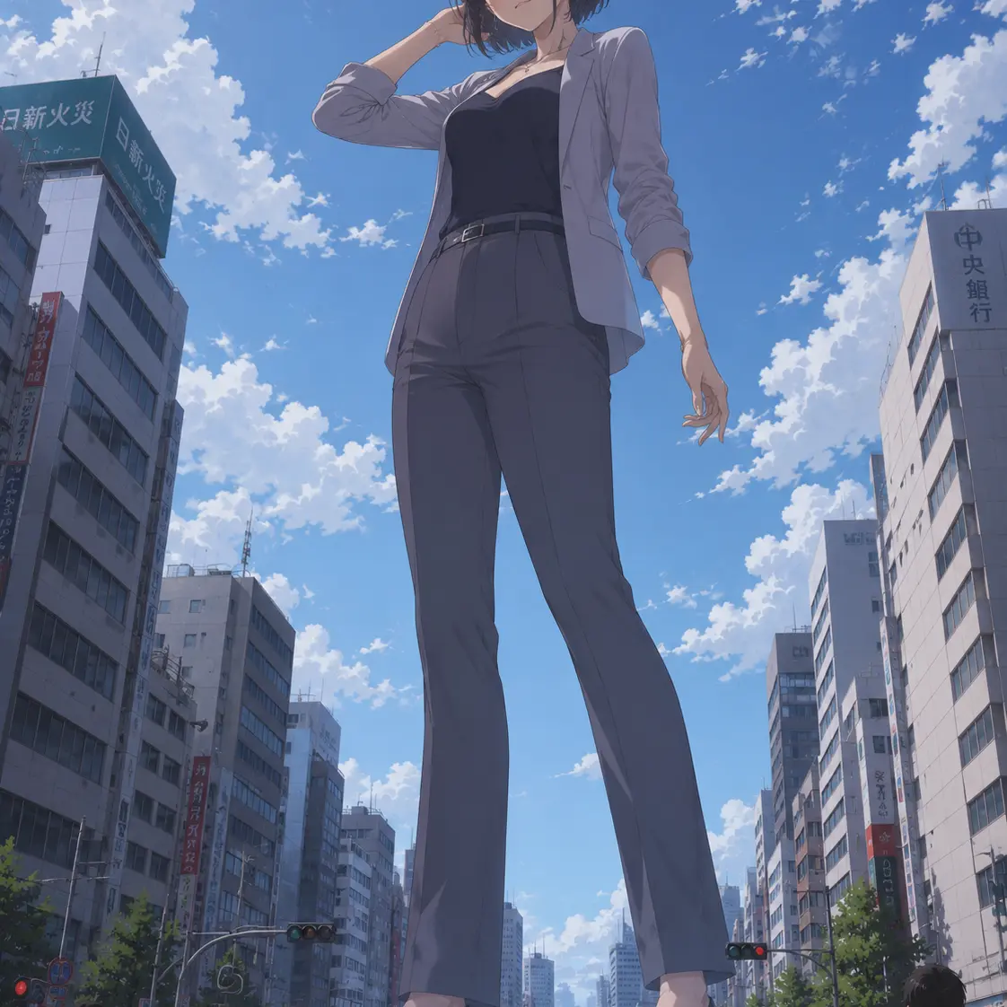 FairLion3289의 巨大娘のお腹の中は