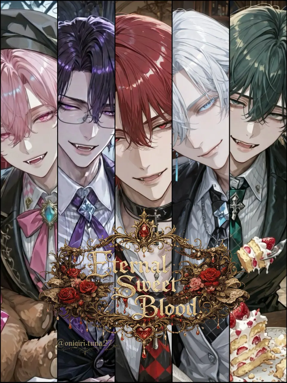 onigiri.tuna27의 ５人の吸血鬼に囲まれてるんですけど……