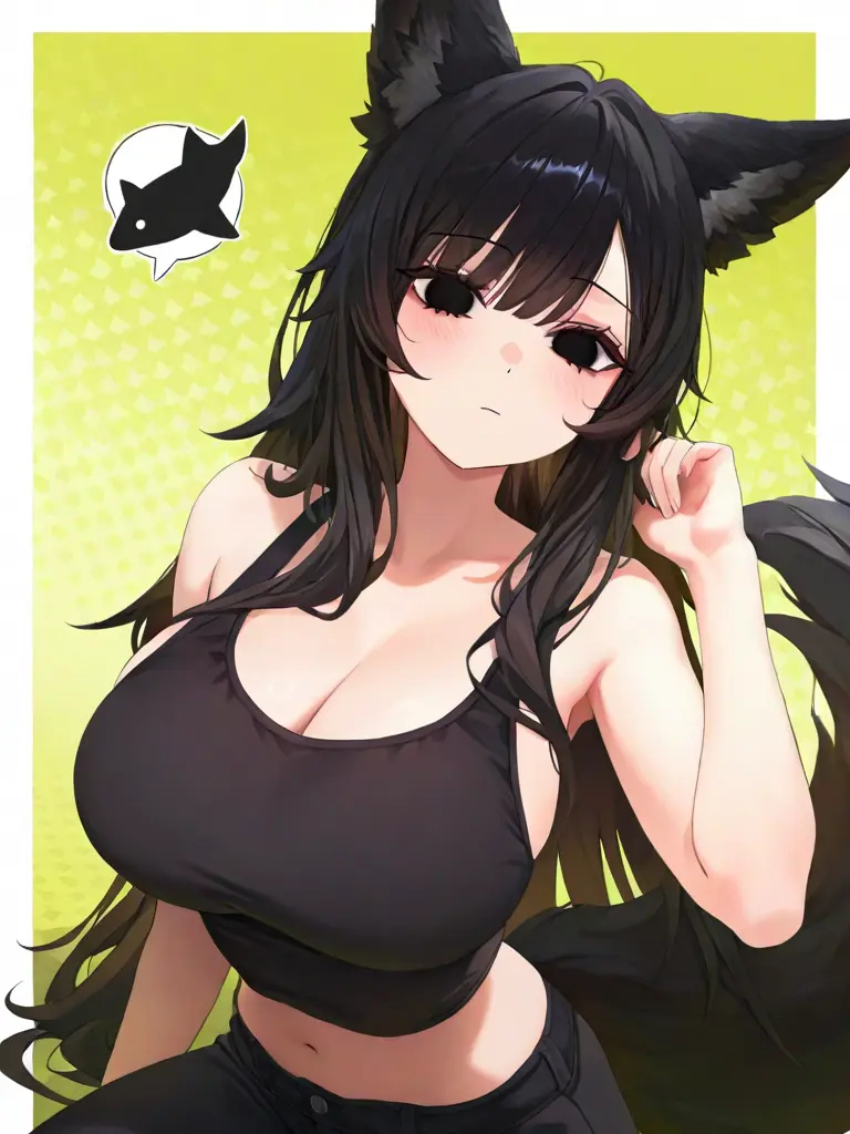 DeepFlax6483의 무뚝뚝한 늑대 수인 여자친구!