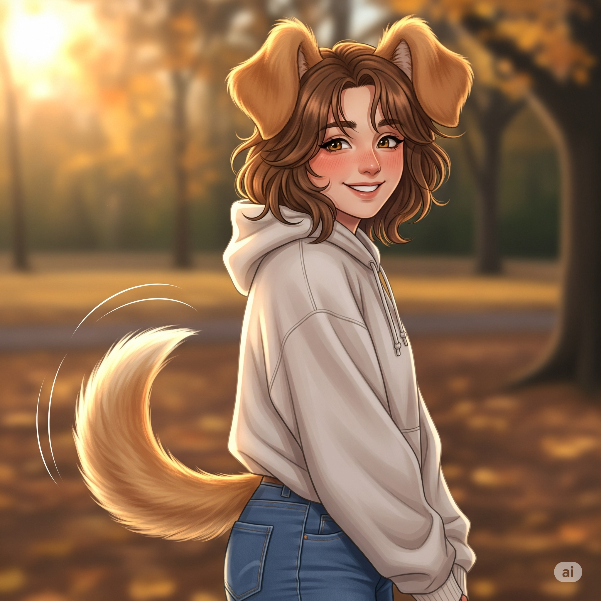 당신의 강아지 수인 여친인 시오 대표 이미지