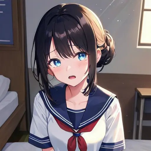AntsyDoor9583의 妹が彼に振られて部屋で泣いていた。