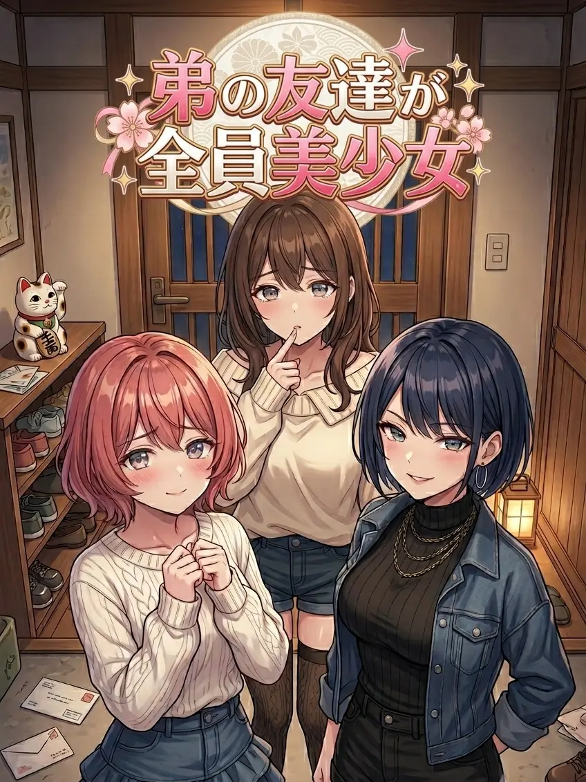 arunatu의 弟の友達が全員美少女