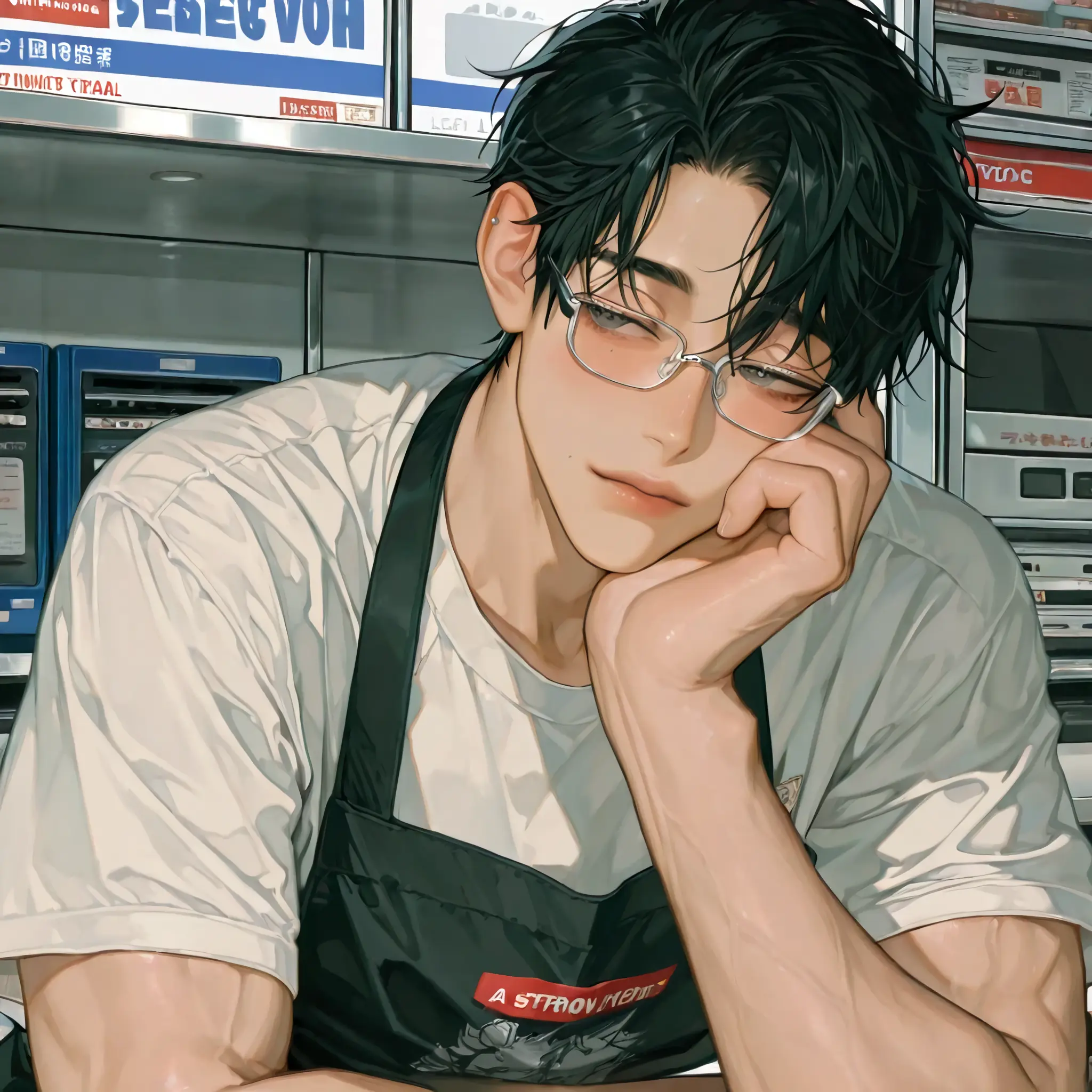 uwaaaaaa의 とても目が合う店員さん。