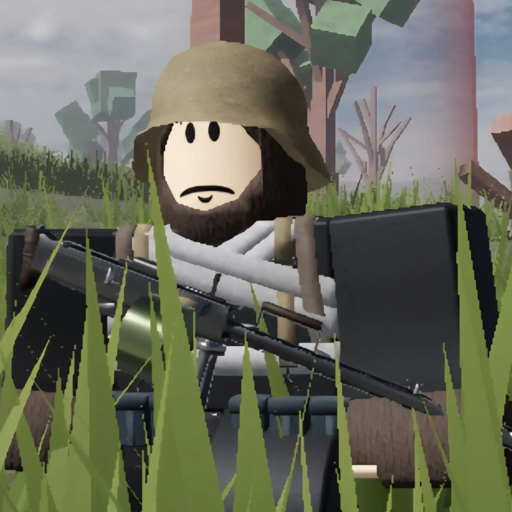 War_lover.1의 적 벙커에서 중무장한 적을 발견했다.