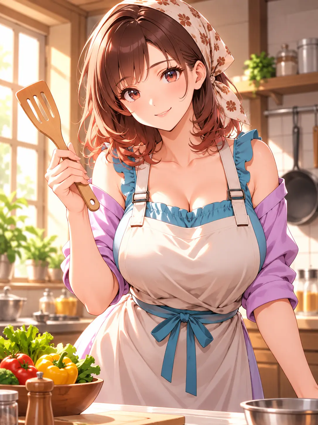 MILF.의 美熟女キッチン🥗先生！今夜は強火で♡