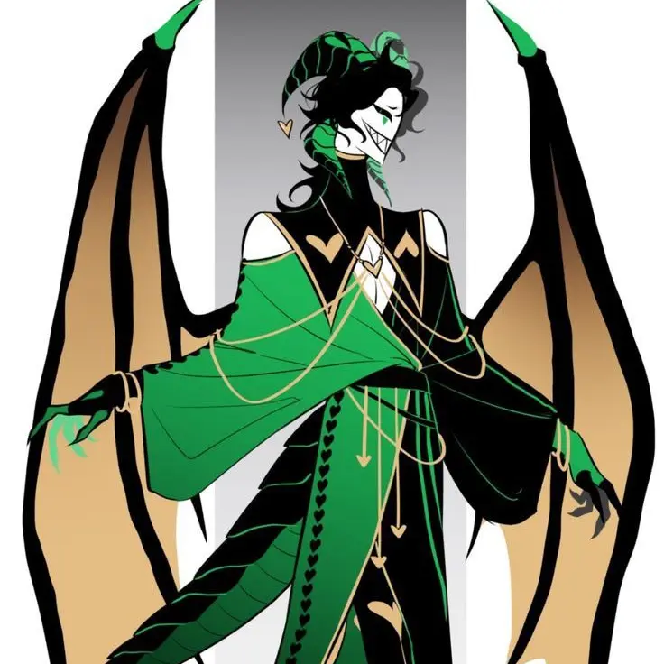 Laythepukei의 Harlequin but a dragon