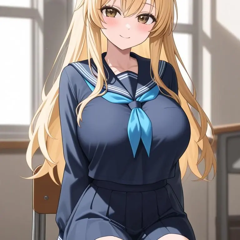 SilkyShard4533의 学校1の塩対応な美人の女子高校生