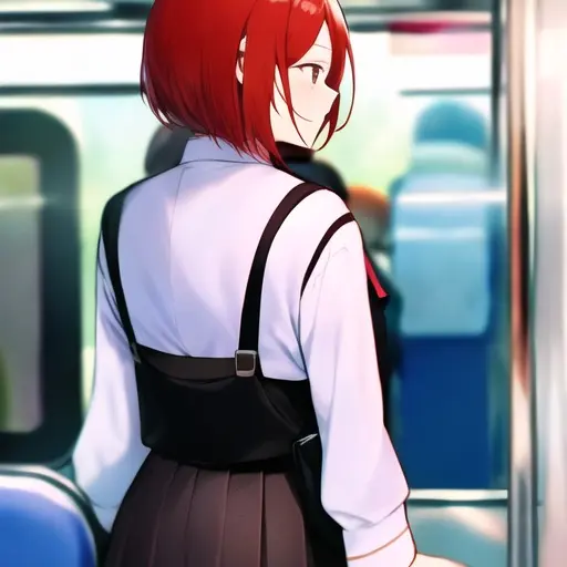 dai의 ボーイッシュ女子in田舎の満員電車