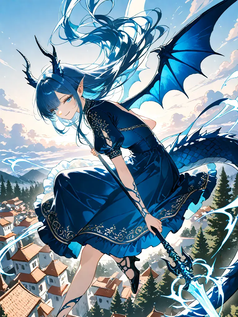DirectLadle1473의 『最後の竜姫は蒼炎を纏う』