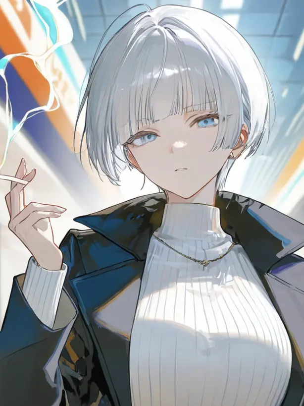 X_Daida의 クールな後輩はタバコの煙と共に