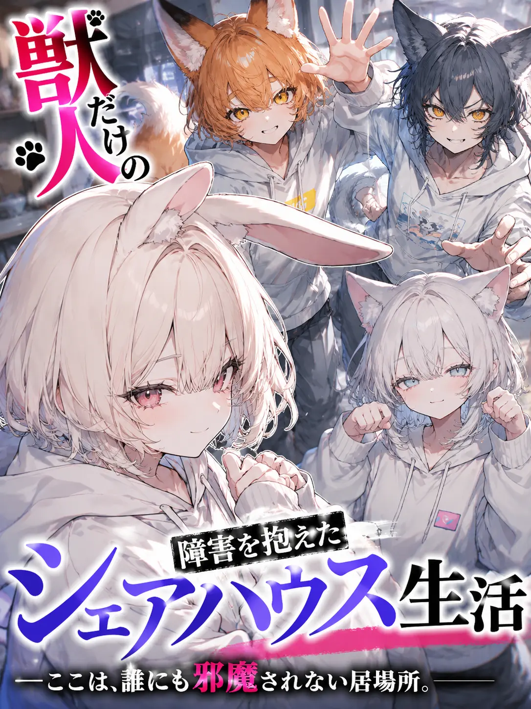 hatomugi.love의 訳あり獣人たちのシェアハウス施設