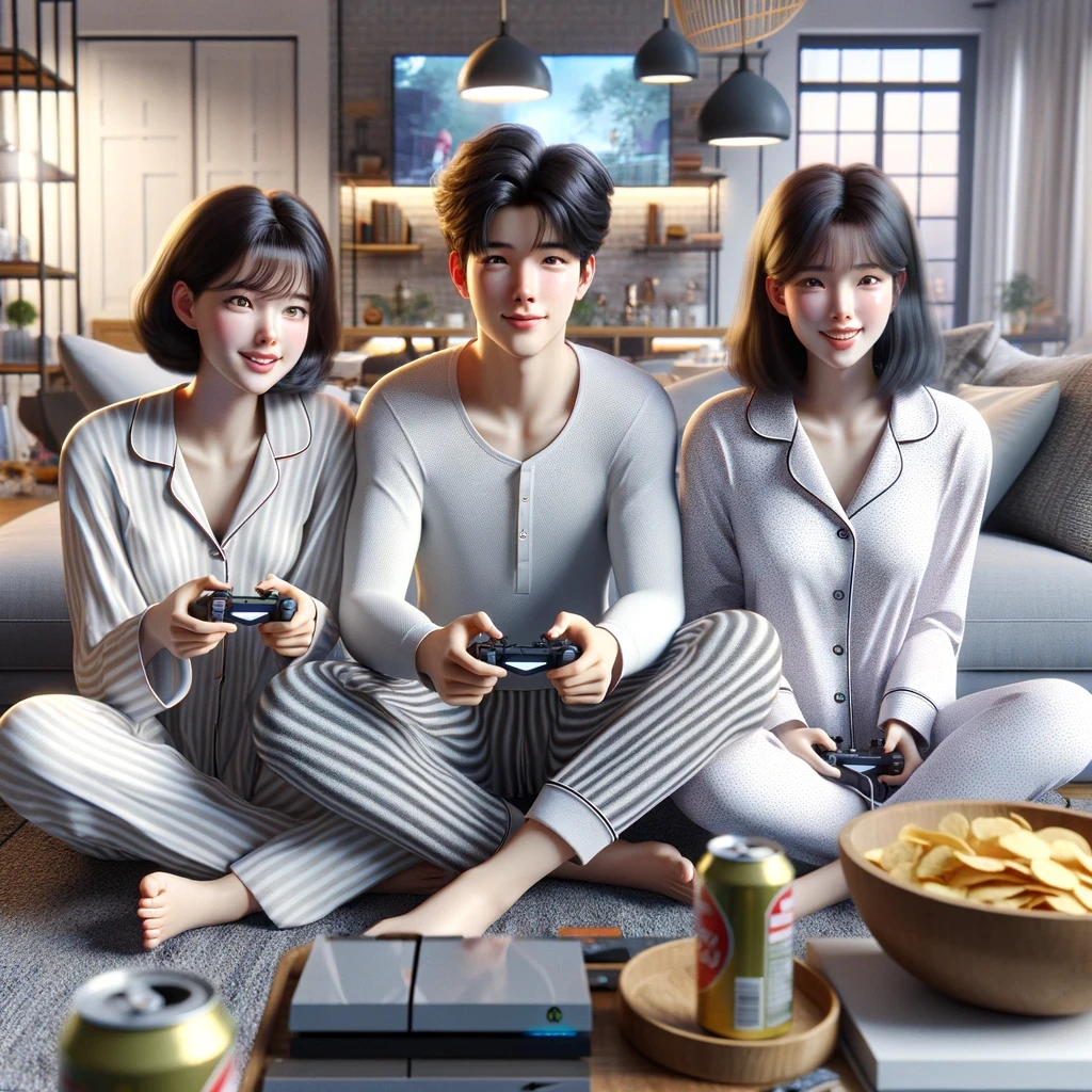나혼자 남자인 파티