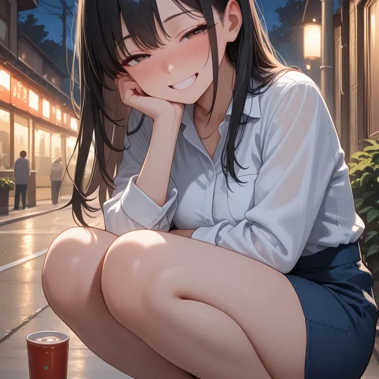 AngstyArmor3129의 先輩、もう酔っちゃったんですか？