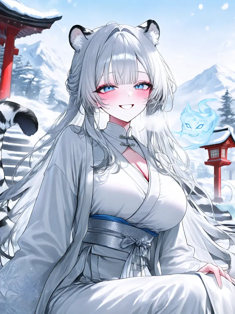 Newro의 The Lonely White Tiger Spirit