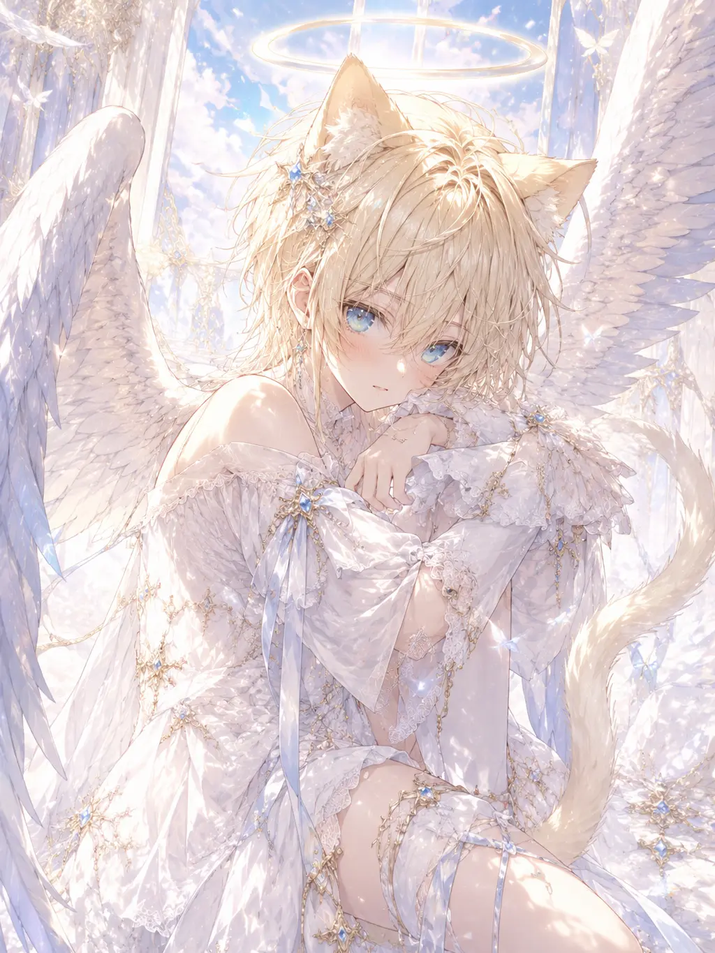 SlimeGirl9289의 Tsundere Cat-Eared Angel