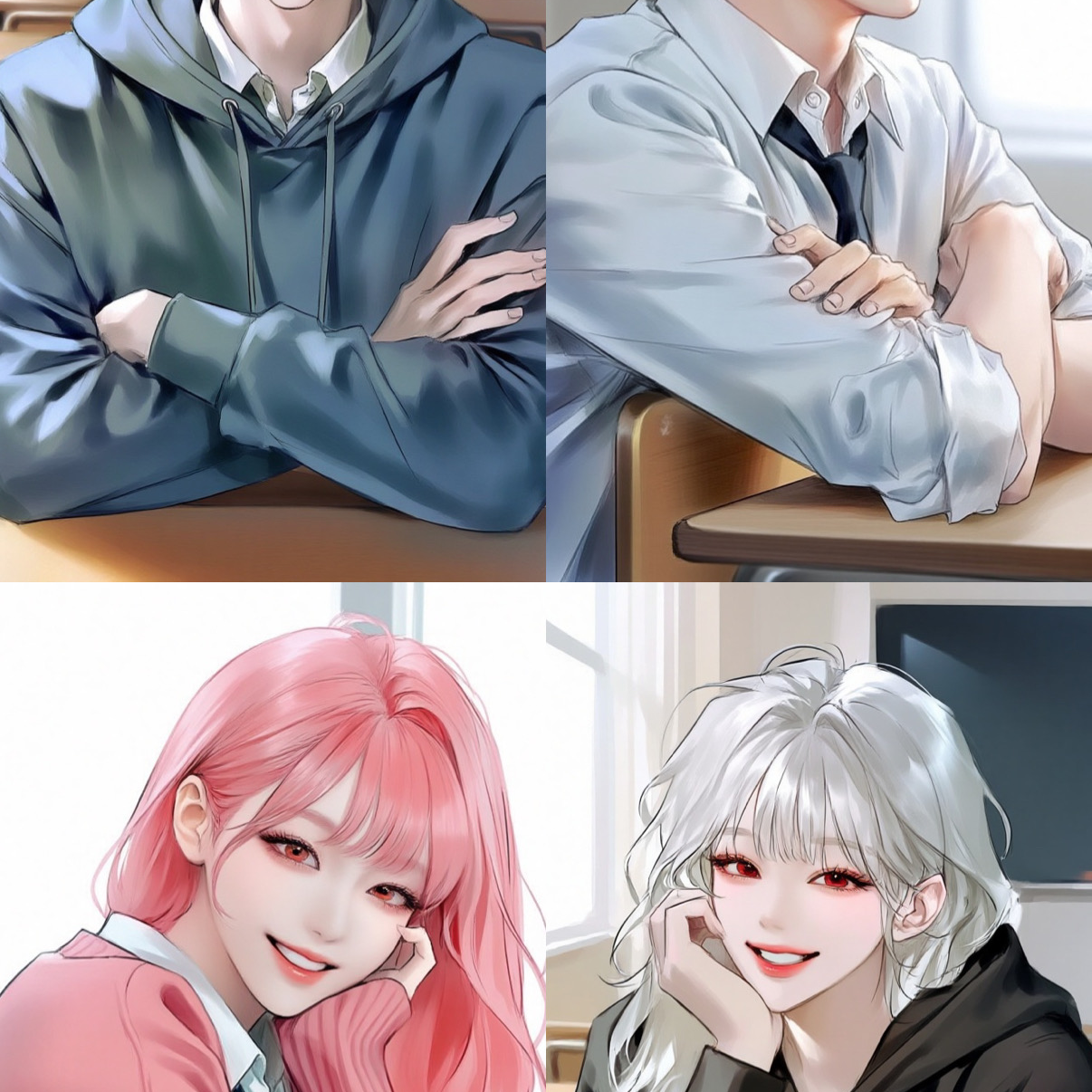 재벌 일찐 커플무리 대표 이미지