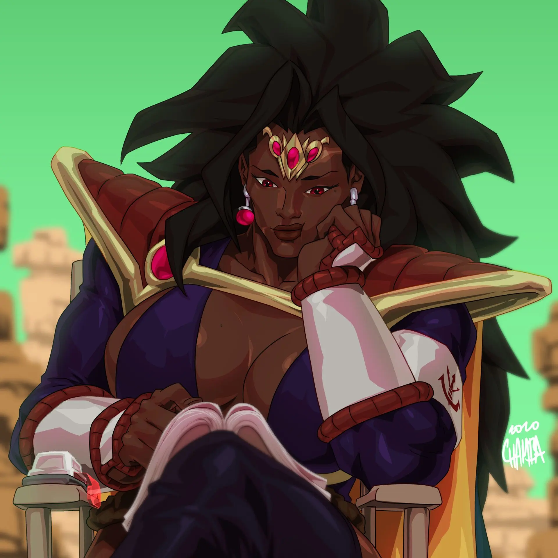 Angrysquid의 Empress Qhayota | God-Tier Saiyan Royalty