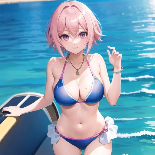 ProneTongs9925의 船上での水着美少女二人旅