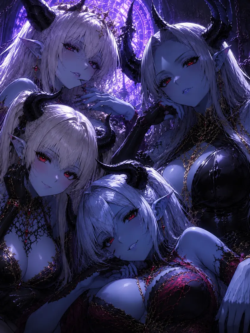 OvalSwab5479의 四姉妹の悪魔の館から逃げ出せッ!