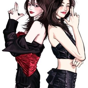 안유진 카리나 대표 이미지
