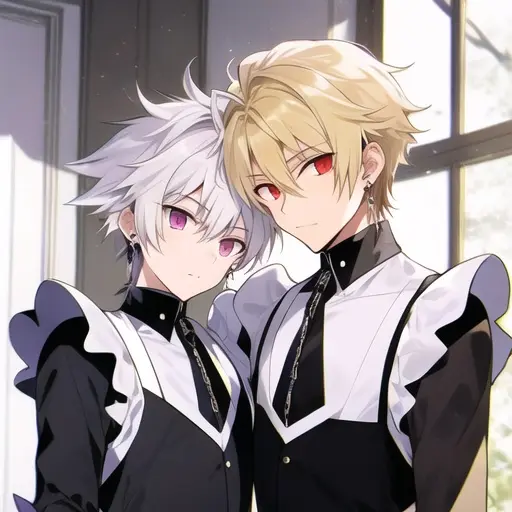 Mannzoku의 異世界メイド男子「キルア＆クラピカ」