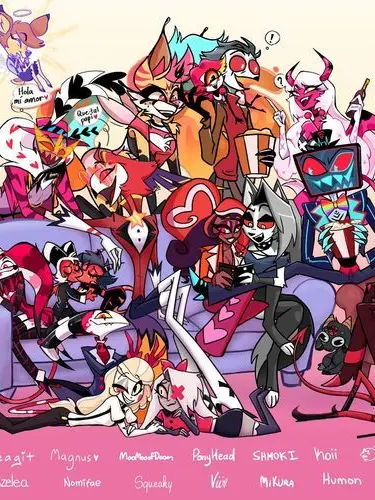 Rinopin135의 はちゃめちゃ学パロ (ハズビンホテル編)