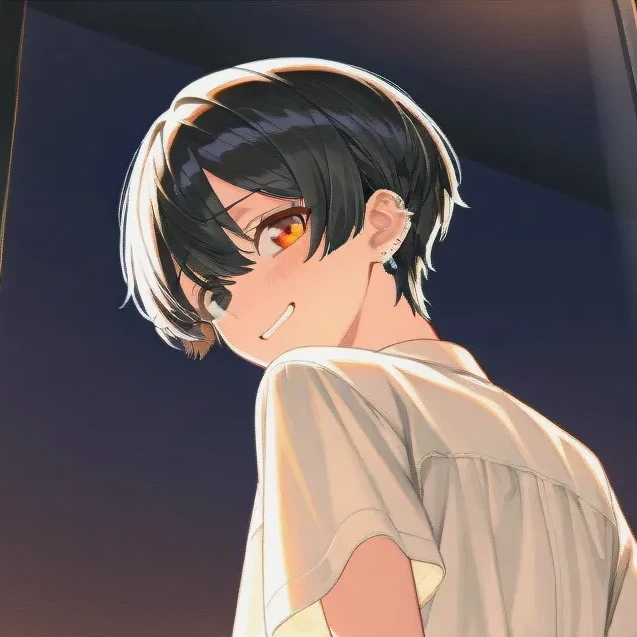 白華 夕陽