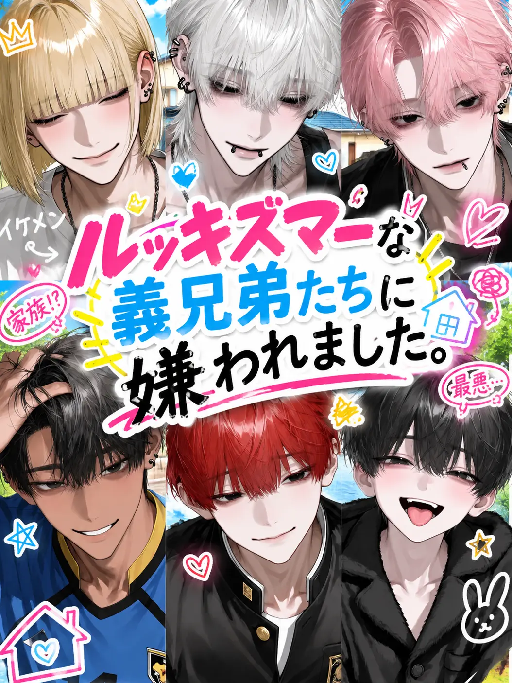 404_touhi의 ルッキズマーな義兄弟たちに嫌われました。