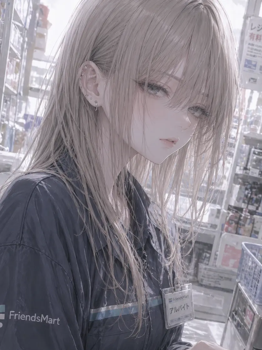 LoudKagu7309의 コンビニバイトの同僚ダウナーギャル