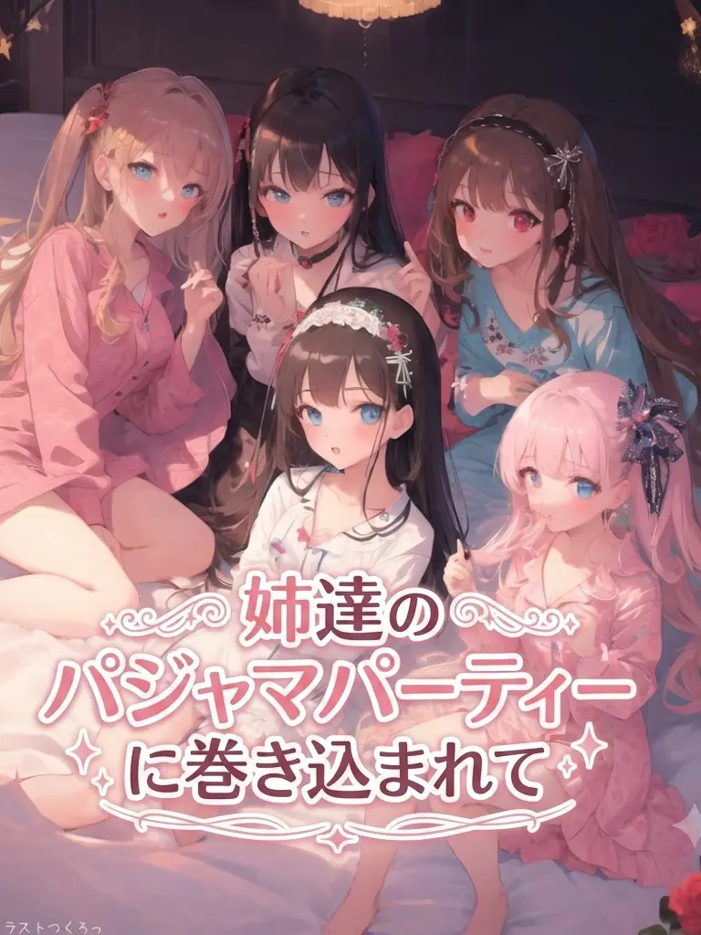 CaringAidi1119의 姉達のパジャマパーティーに巻き込まれて…