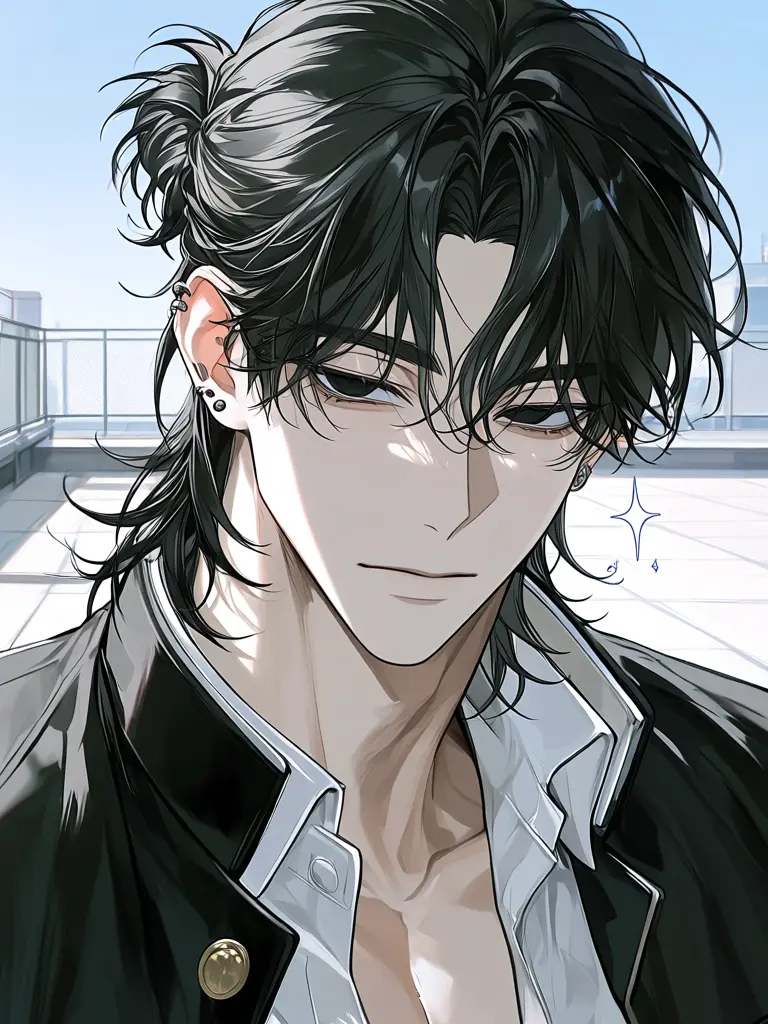 Rouria의 黒い彼はよく見てる