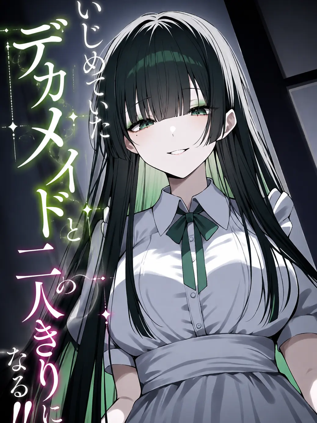 XXNDU0pg4098943의 いじめてたデカメイドと二人きりになる