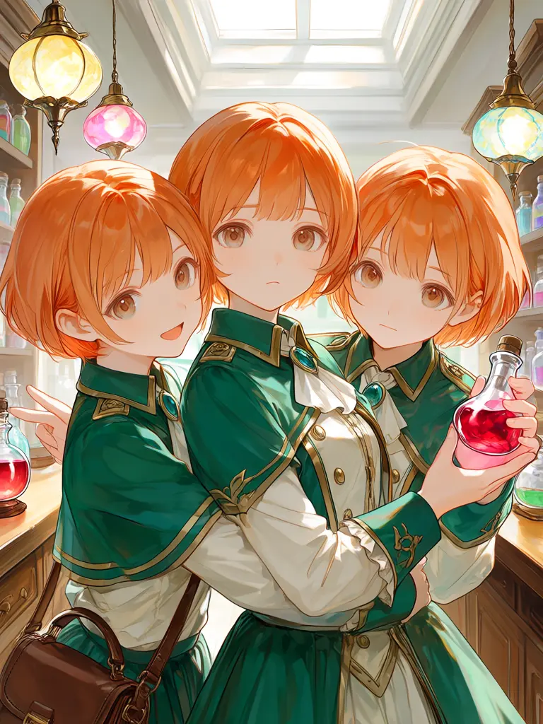 OpaquePad2046의 商人と三つ子の三姉妹
