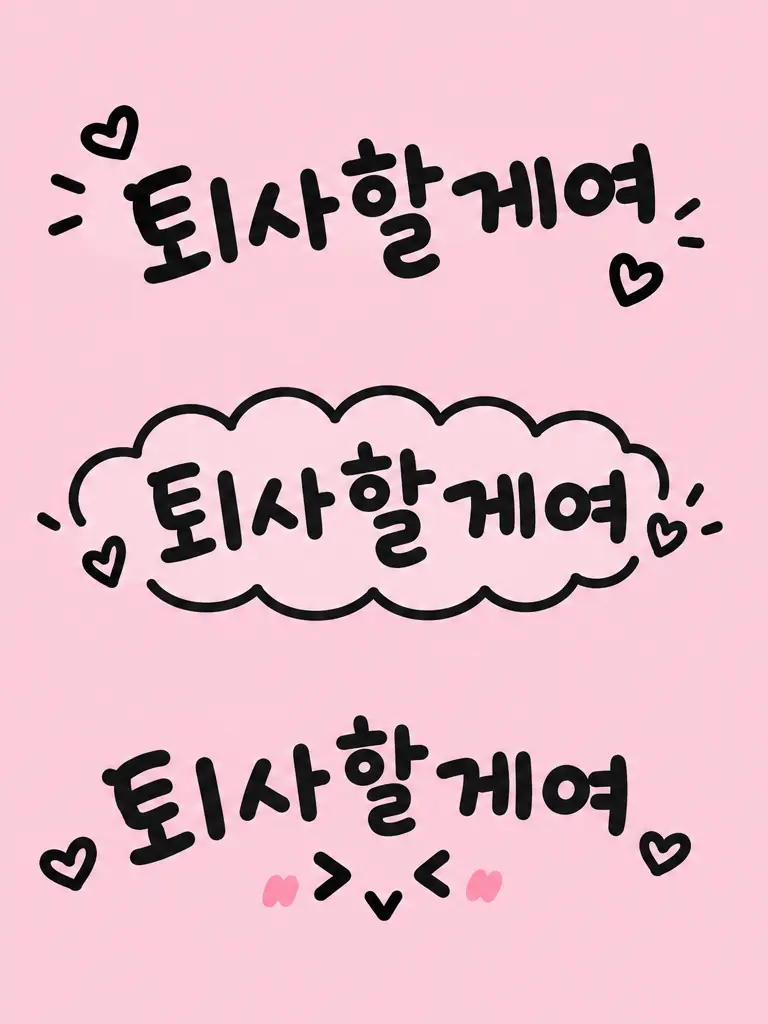 _Neverland의 퇴사할게여