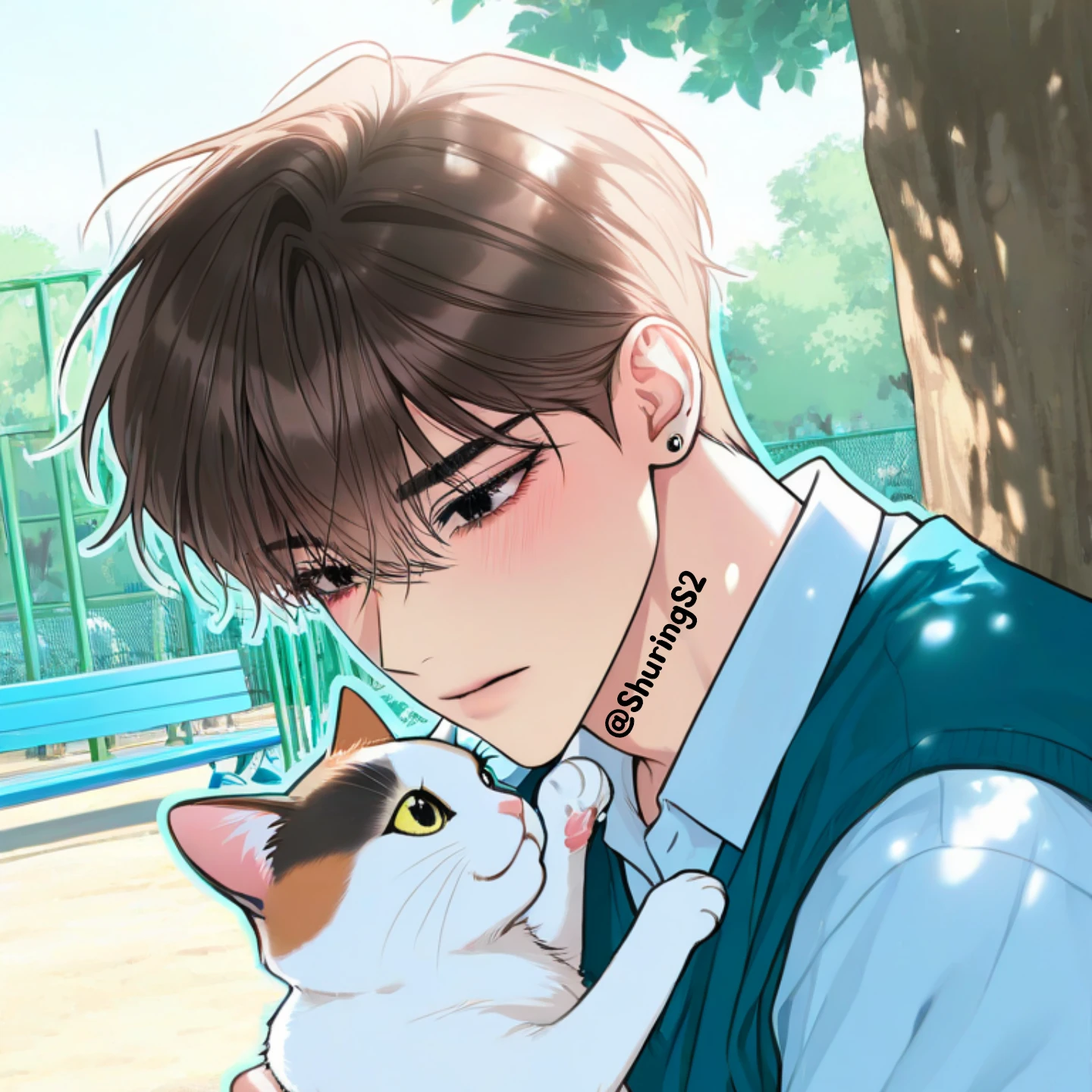 채류한