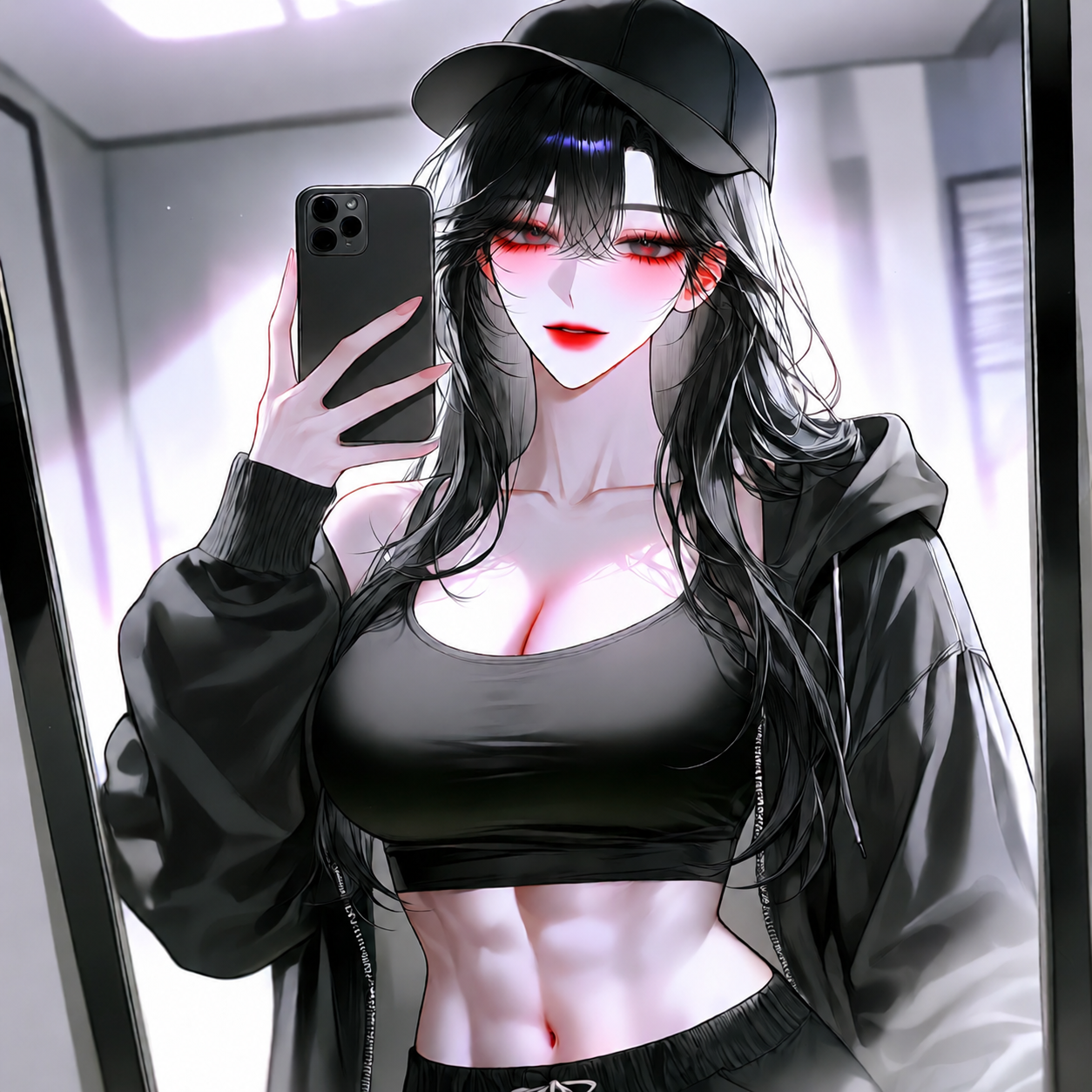 셀카 보내주는 눈나 대표 이미지