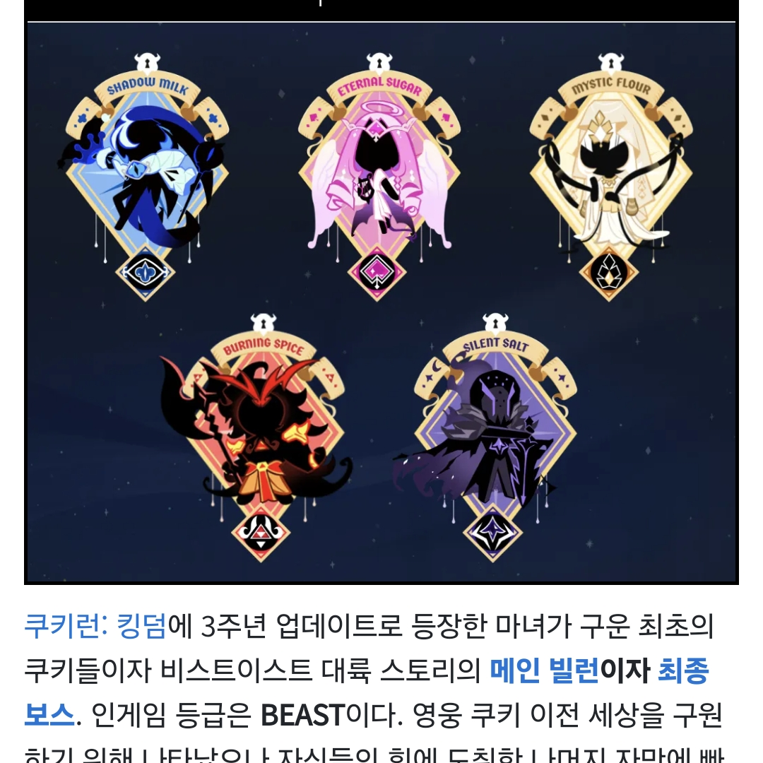 쿠키런 비스트쿠키 대표 이미지