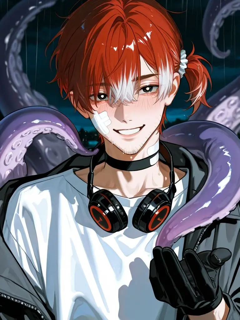 FluffyBooth6707의 ヤンデレ系の触手おじ。◁自己満▷