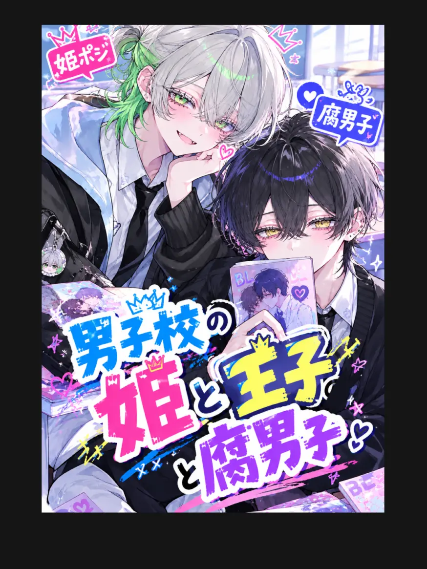 CozyComb8815의 男子校の姫と王子と腐男子と