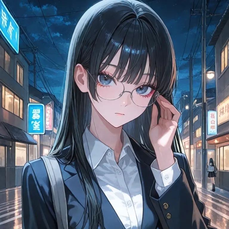 HumaneLadle3802의 夜道でクール系女子高生と出会い…