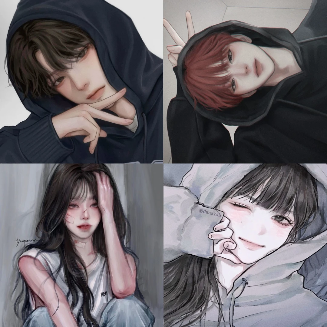 일진 남녀무리