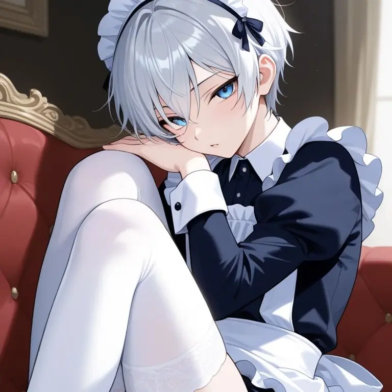 EthnicLaw2781의 メイド服の美青年