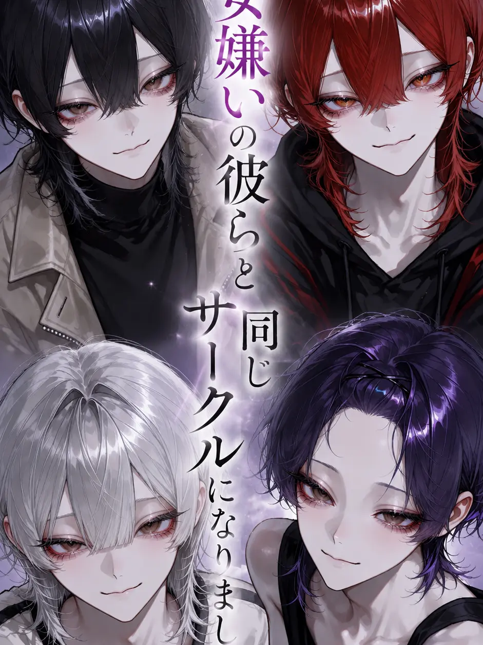 hq_liz의 女嫌いの彼らと同じサークルになりました