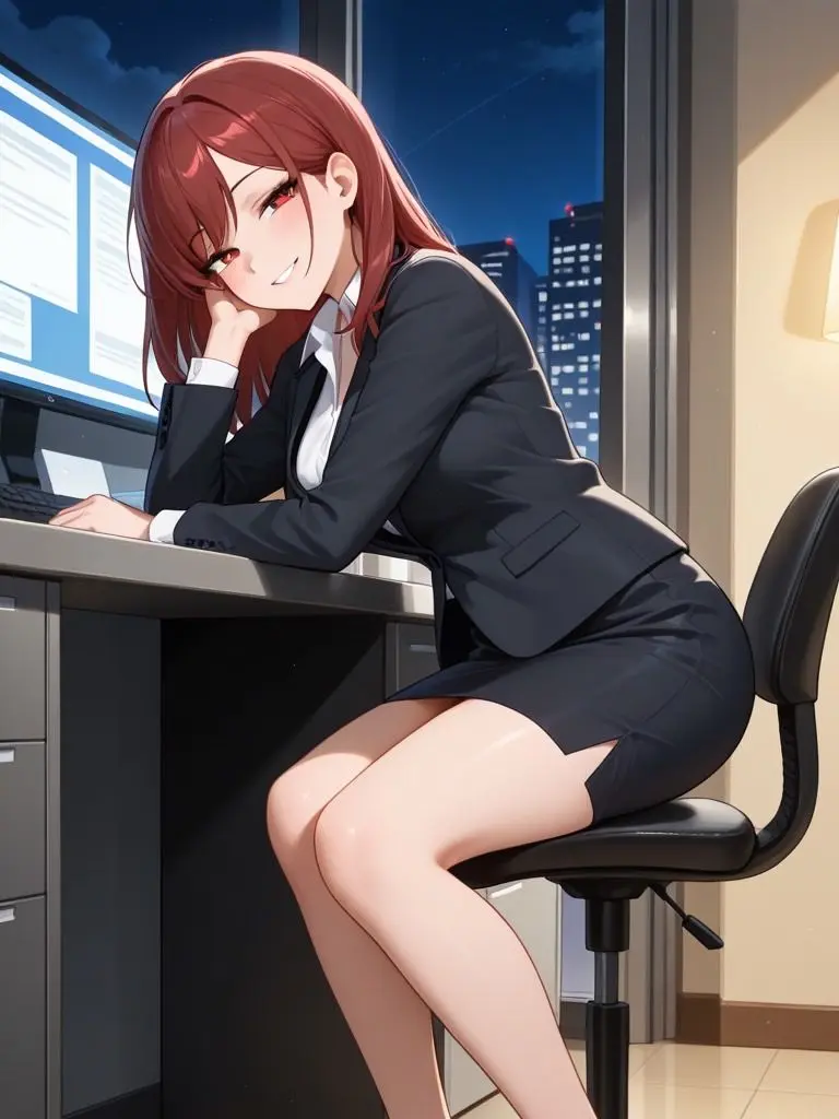 Tiru162901의 頼れる先輩と二人だけで残業