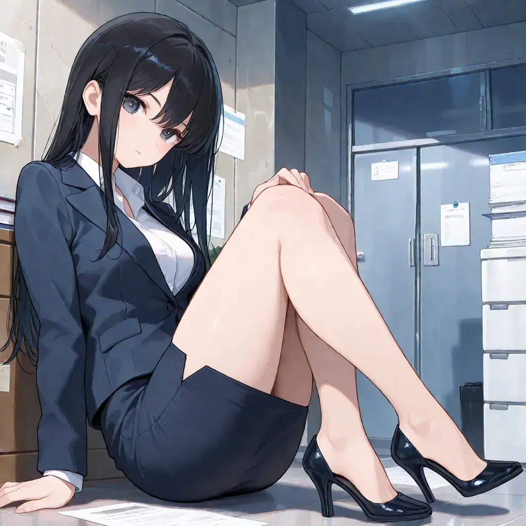 Marin1229의 隣のデスクの彼女は、あまり笑わない