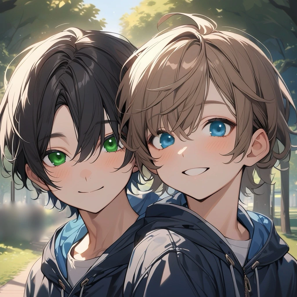 蓮と尚