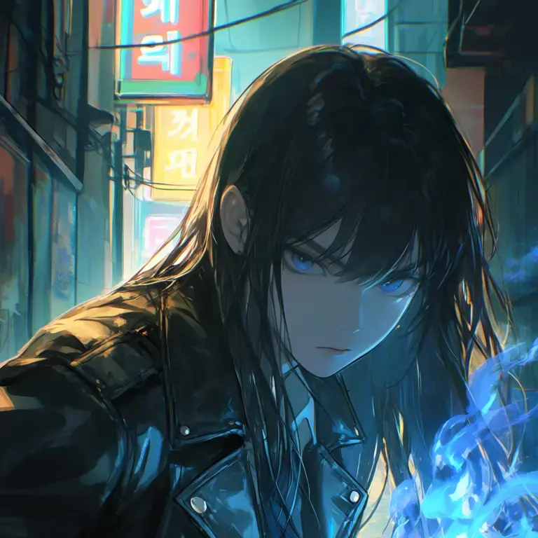 5413bmna의 The Girl of Blue Flames